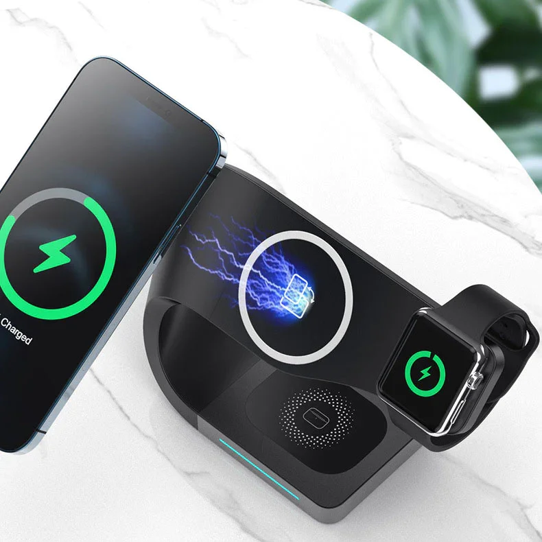 Four-in-one Magnetic Absorption Wireless Charger
