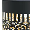 Solar Mandalas Lights Outdoor Waterproof Outdoor Solar Lights for House Back Porch Decor Warm White for Garden Post Patio Backyard Yard Decor