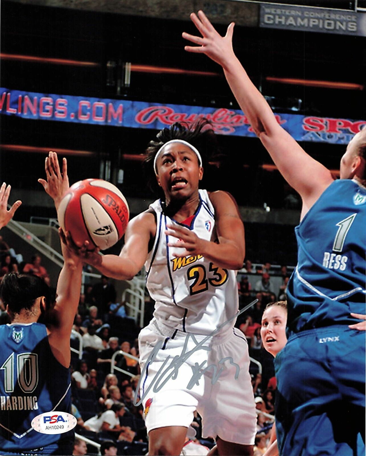 Cappie Pondexter Signed 8x10 Photo Poster painting WNBA PSA/DNA Autographed Indiana Fever