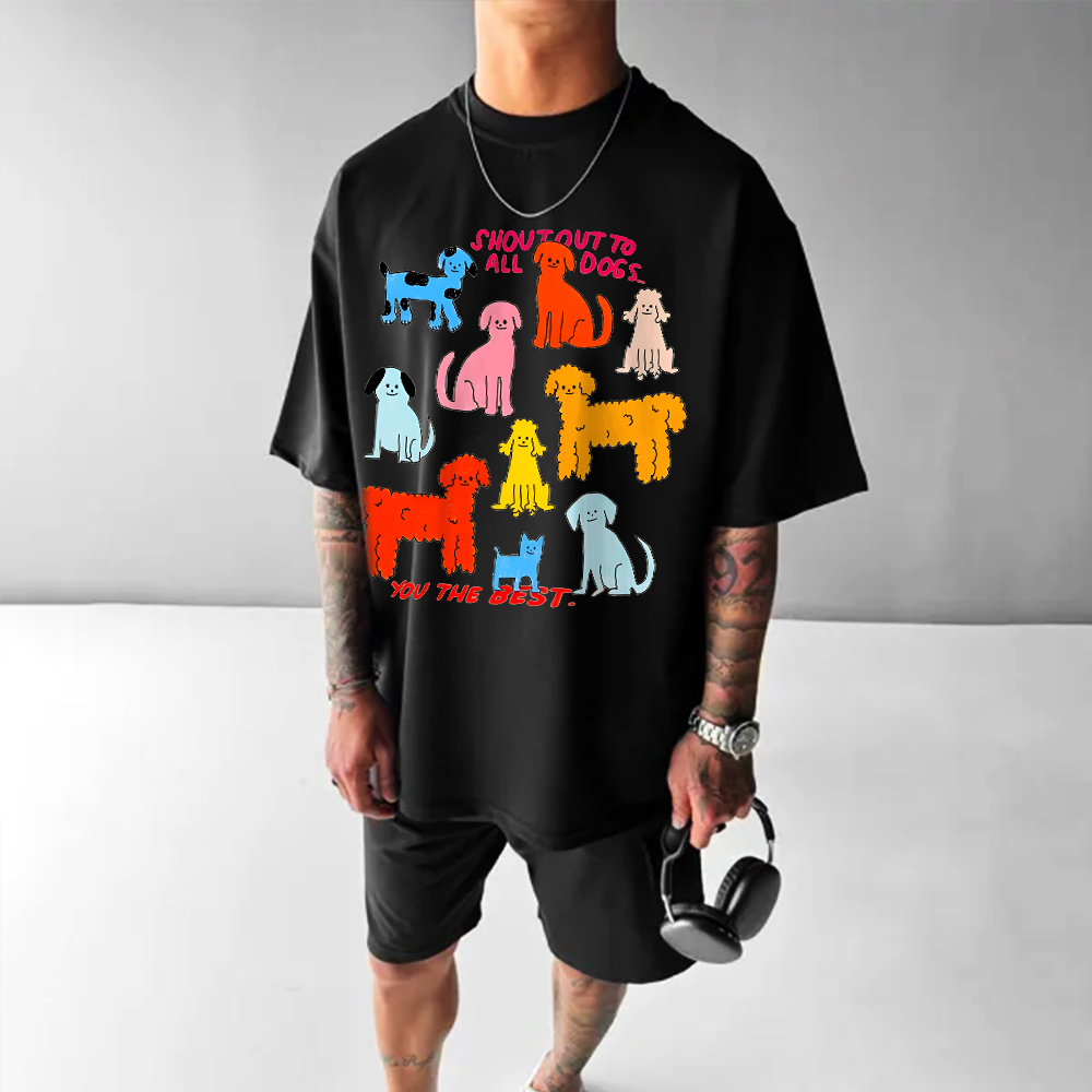 You are Best Dogs Unisex Oversized Print T-Shirt