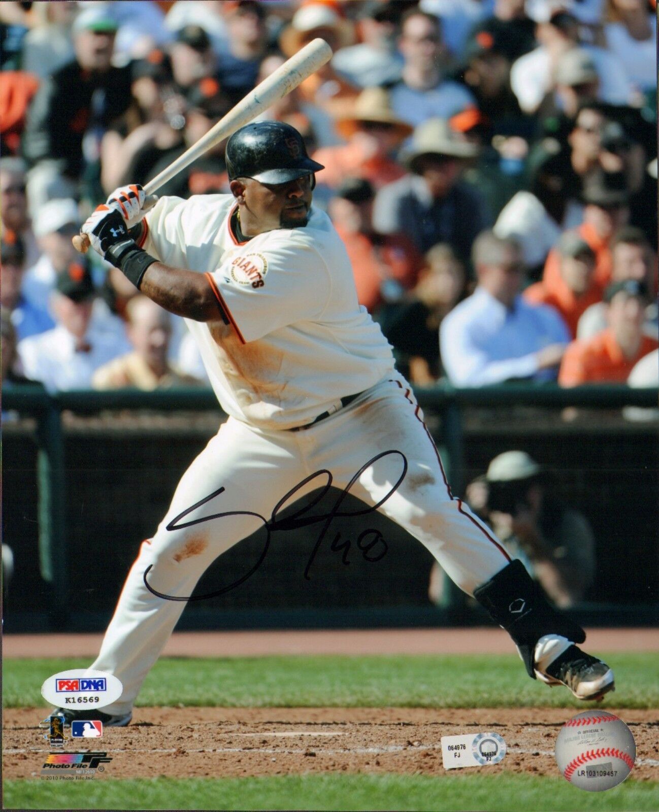 Pablo Sandoval Signed Giants 8x10 Photo Poster painting PSA/DNA COA Picture Auto'd Kung Fu Panda