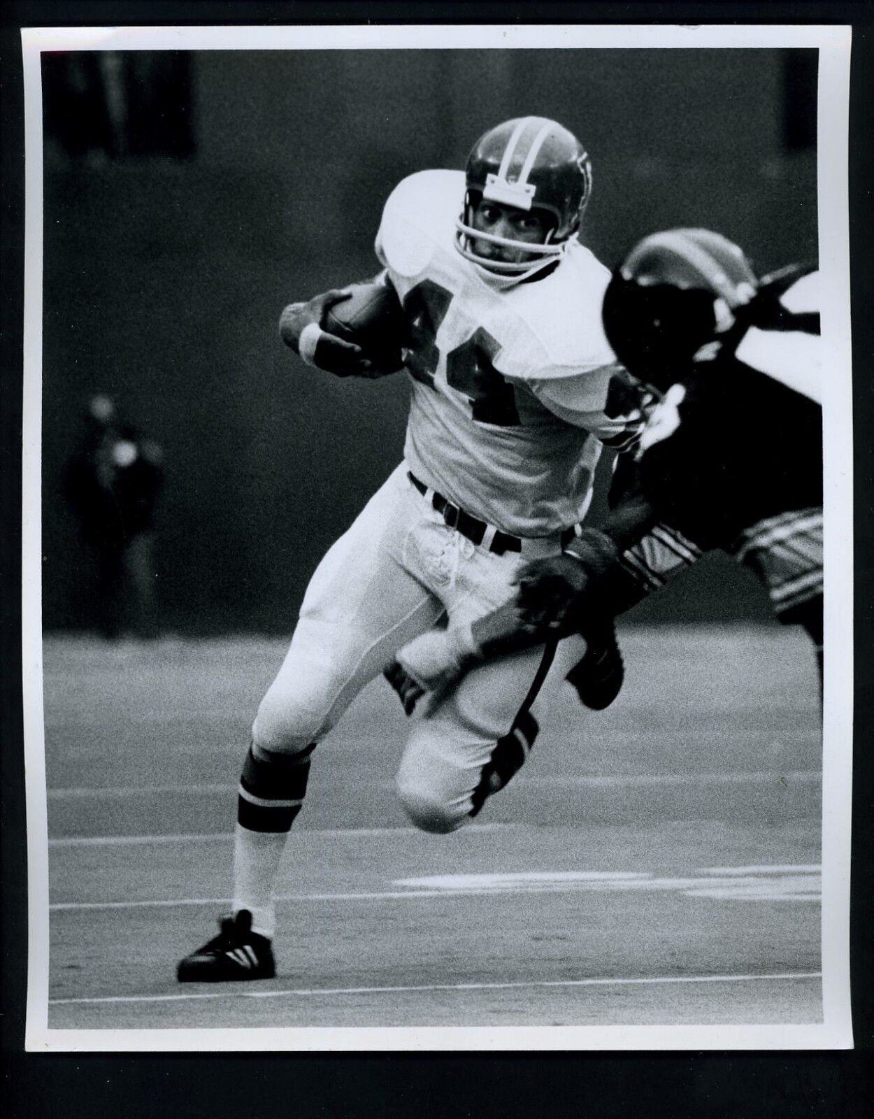 Floyd Little 1973 Press Original Photo Poster painting Denver Broncos vs. Pittsburgh Steelers