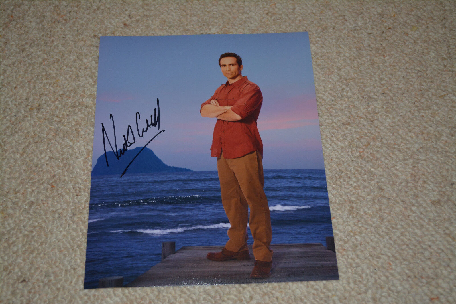NESTOR CARBONELL signed autograph In Person 8x10 (20x25 cm) LOST Richard