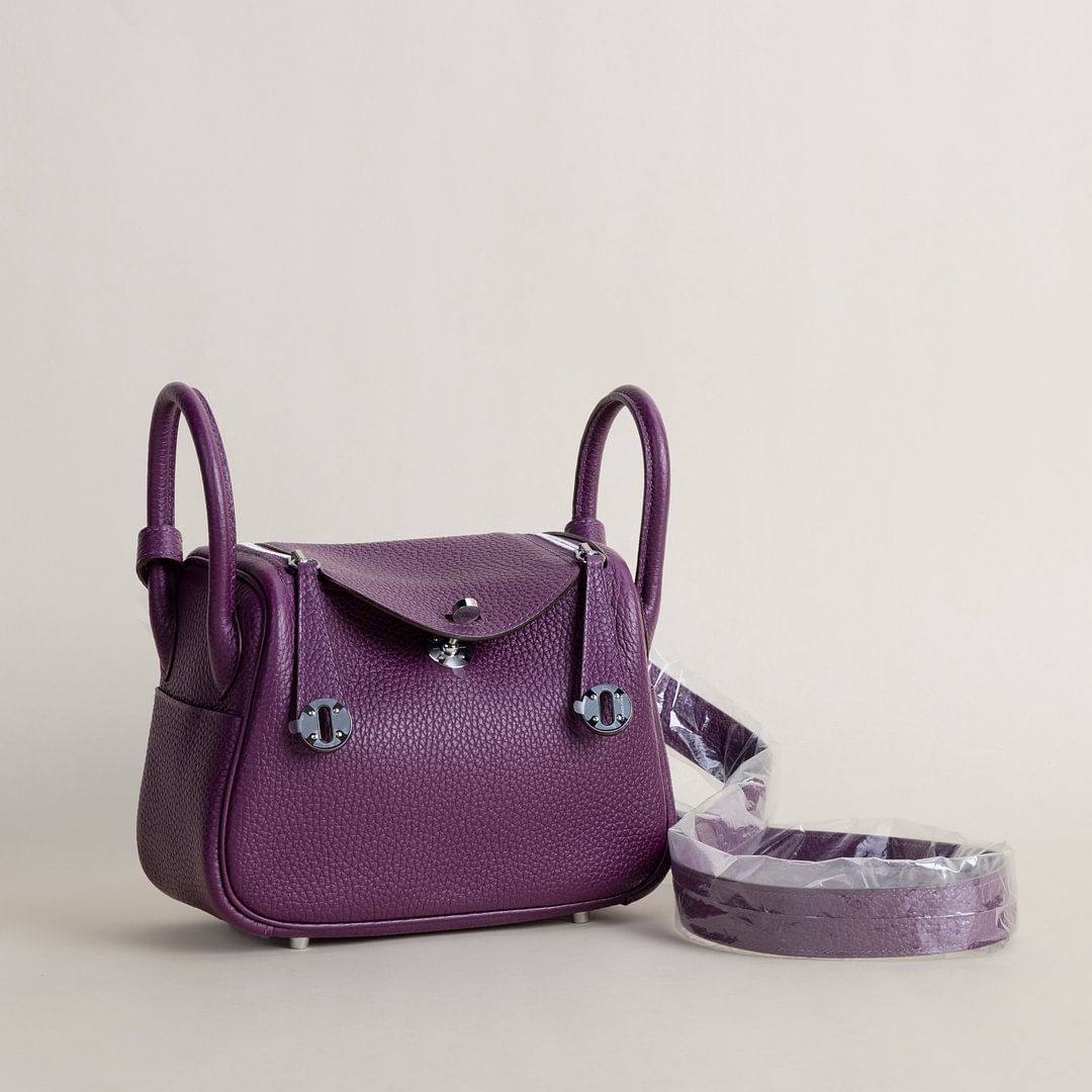 Mini Lindy Clemence leather  P9 Anemone PHW