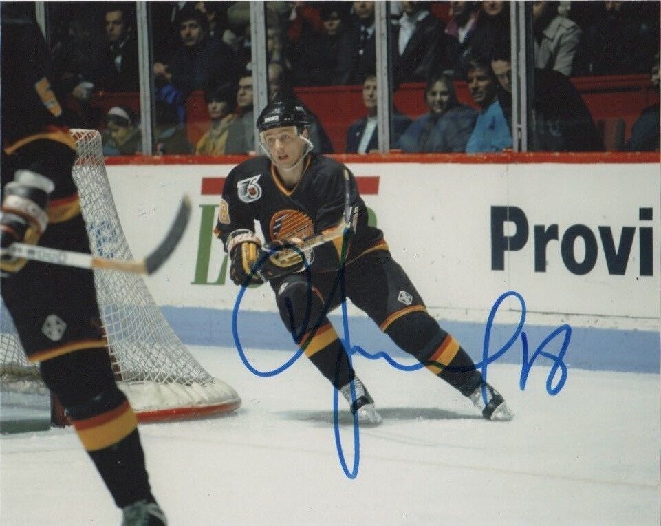 Vancouver Canucks Igor Larionov Signed Autographed 8x10 Photo Poster painting COA