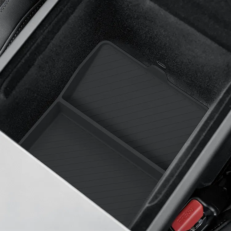 Teslasy Model Y Juniper Center Console Organizer Tray | Silicone