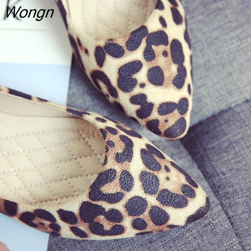 Wongn Shoes Women Flats Woman Casual Shoes Pointe toe Spring Summer Flat Fashion Ladies Shoes Slip-on Big Size TB033