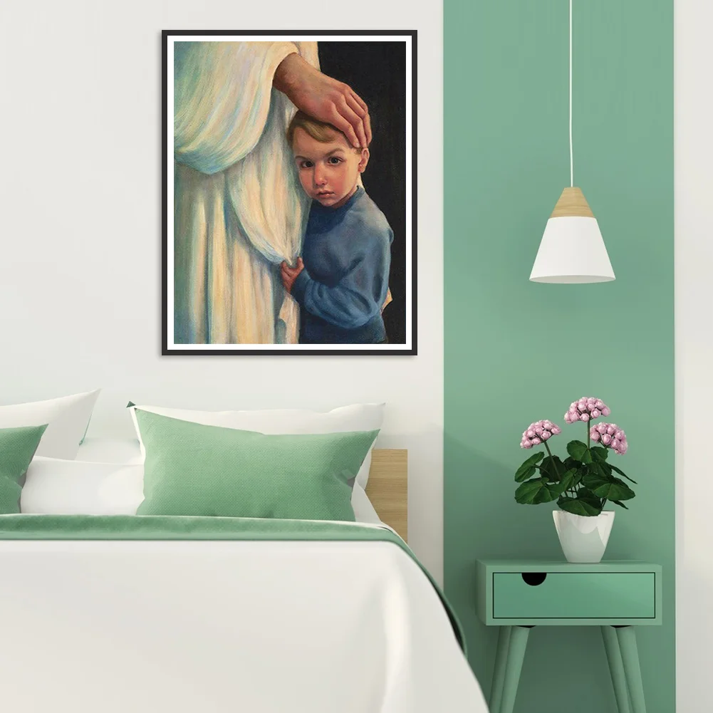 Full Round Diamond Painting 40*50cm - Jesus And Child