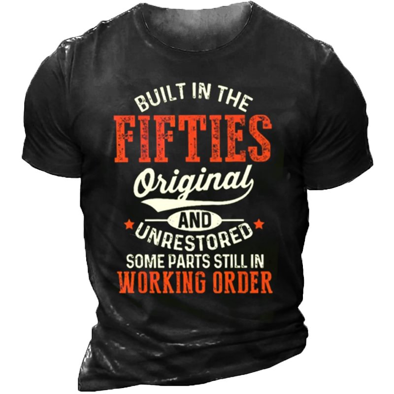 Men's Printed T Shirts With Fifties-Compassnice®