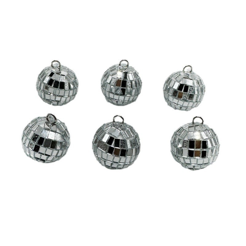 Disco Mirror Ball Hanging Ball With Hanging Ring Hook 2024 Cross-border Amazon Party Decoration Disco Ball Pendant