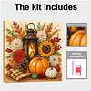 Happy Thanksgiving Day DIY 5D Diamond Painting Kit with Frame 25x25cm