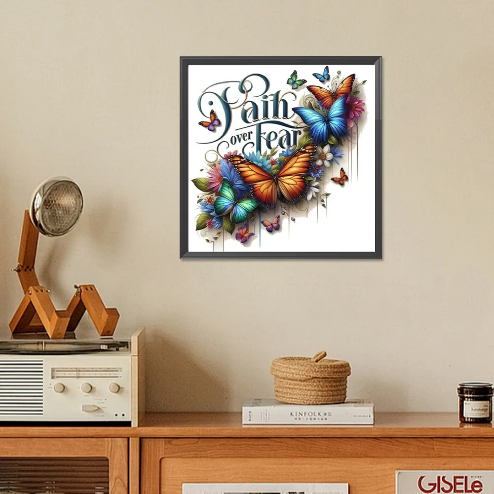Diamond Painting - Full Square Drill - Butterfly(Canvas|35*35cm)
