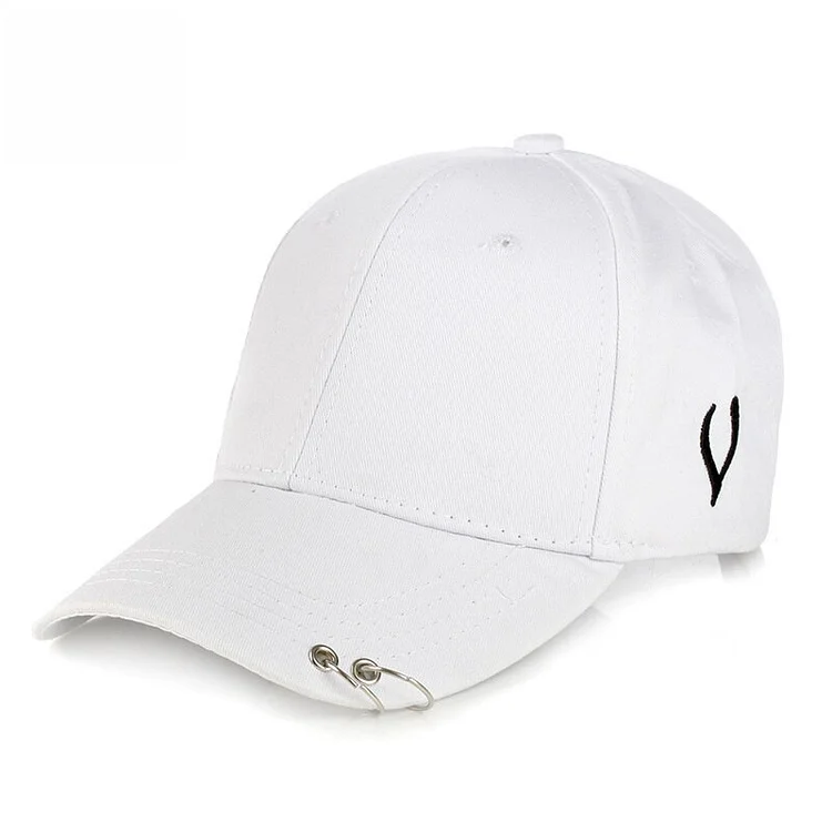BBS006 Top adult hip hop hat for sportKorea style iron rings snapback baseball cap