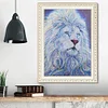 5D DIY Special Shaped Diamond Painting Lion Cross Stitch Embroidery Kits