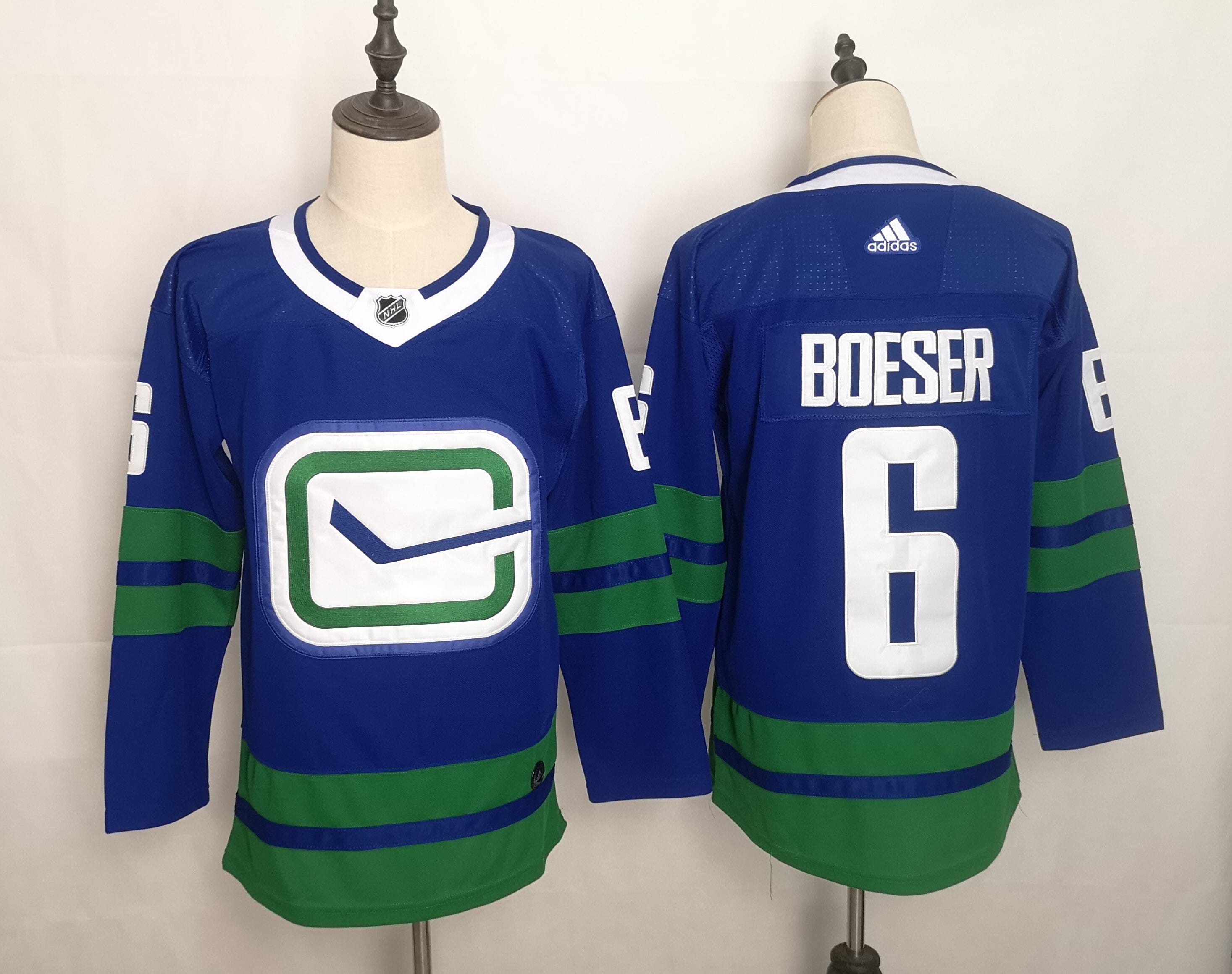 NHL Vancouver Canucks BOESER # 6 Jersey mysite