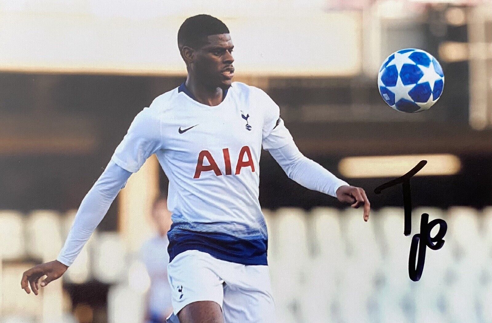 TJ Eyoma Genuine Hand Signed Tottenham Hotspur 6X4 Photo Poster painting 2