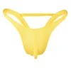 Men's Fashion Sexy Hollow Out Double Low Brief Thong G-String Bikinis Underwear