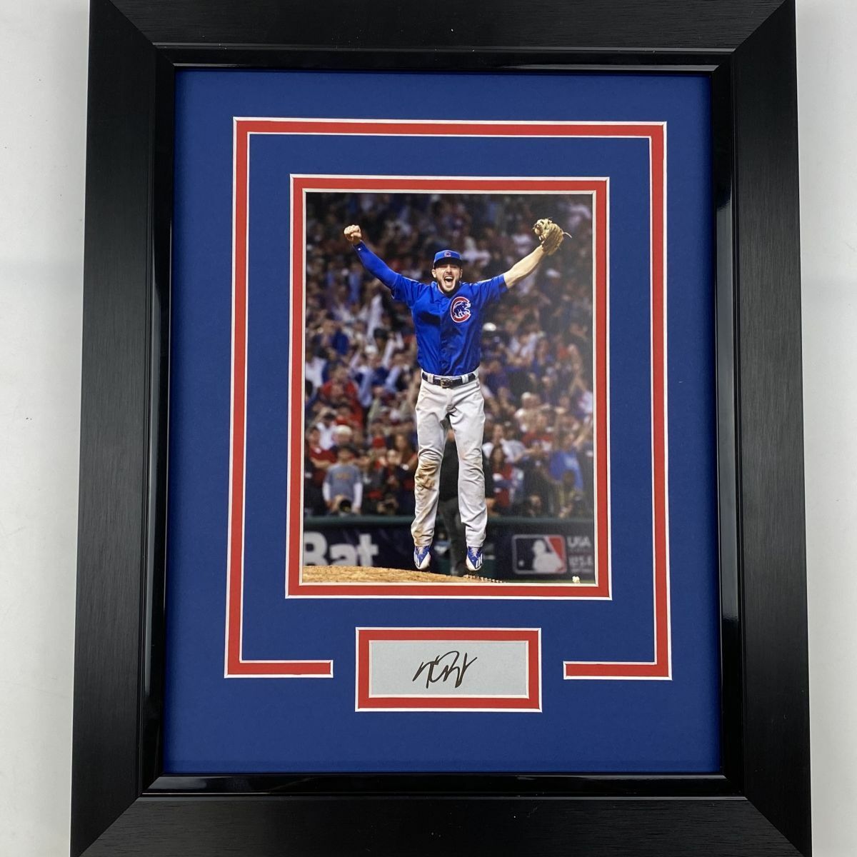 Framed Kris Bryant Facsimile Laser Engraved Auto Chicago Cubs Baseball Photo Poster painting