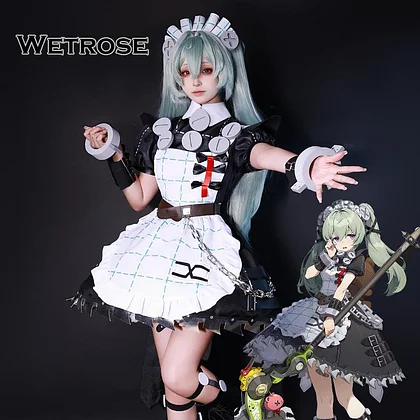 [Wetrose] In Stock Corin Wickes Zenless Zone Zero Cosplay Costume Battle Maid Wig Full Set