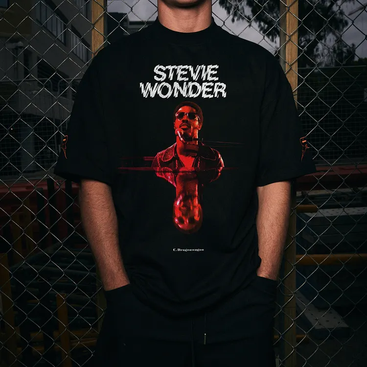 Stevie Wonder Printed Men's T-shirt