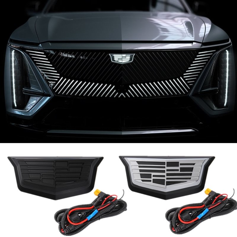 LED Light Emblem Front Grille Badge for Cadillac CT4 CT5 CT6 XT4 XT5 XT6 XTS ATSL voiturehub dxncar