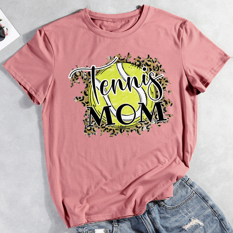 Tennis mom T-shirt Tee -013554-Annaletters
