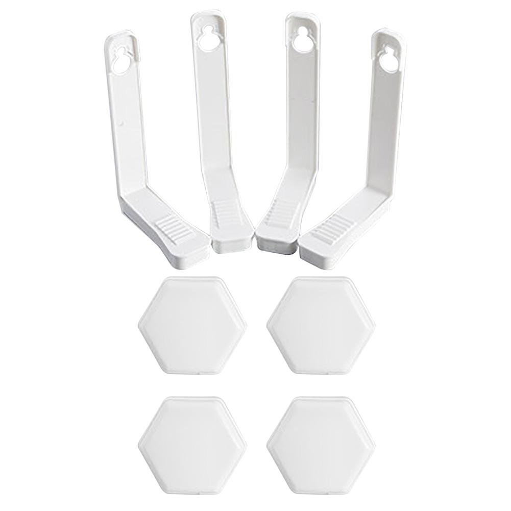 

4pcs/set Bed Sheet Non-slip Fixed Clamp, White, 501 Original