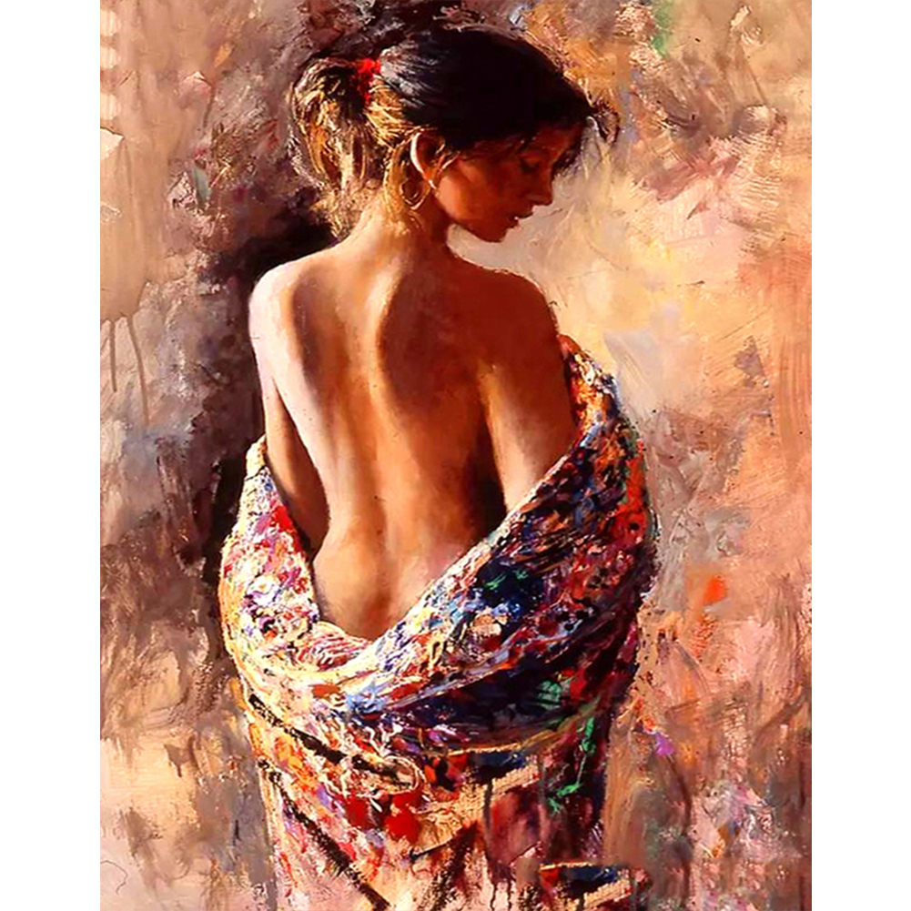 

Backless Woman - Round Drill Diamond Painting - 40*50CM, 501 Original