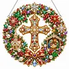 DIY Diamond Painting Xmas Hanging Ornament Pendant Acrylic Double Sided Print Decor Kit
