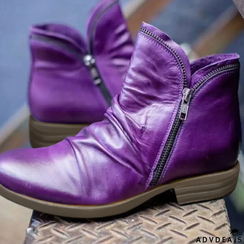 Red Casual Sequins Round Sport Shoes