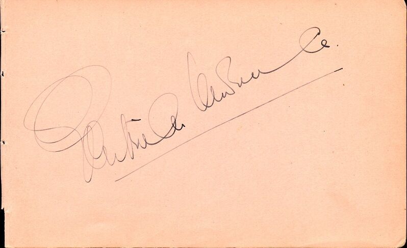 Vintage GERTRUDE LAWRENCE / ERIC GORMAN Autographs