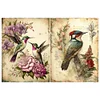 2Pcs/set Diamond Painting-5D Full Round Drill Yellowed Animal (40*30 CM)