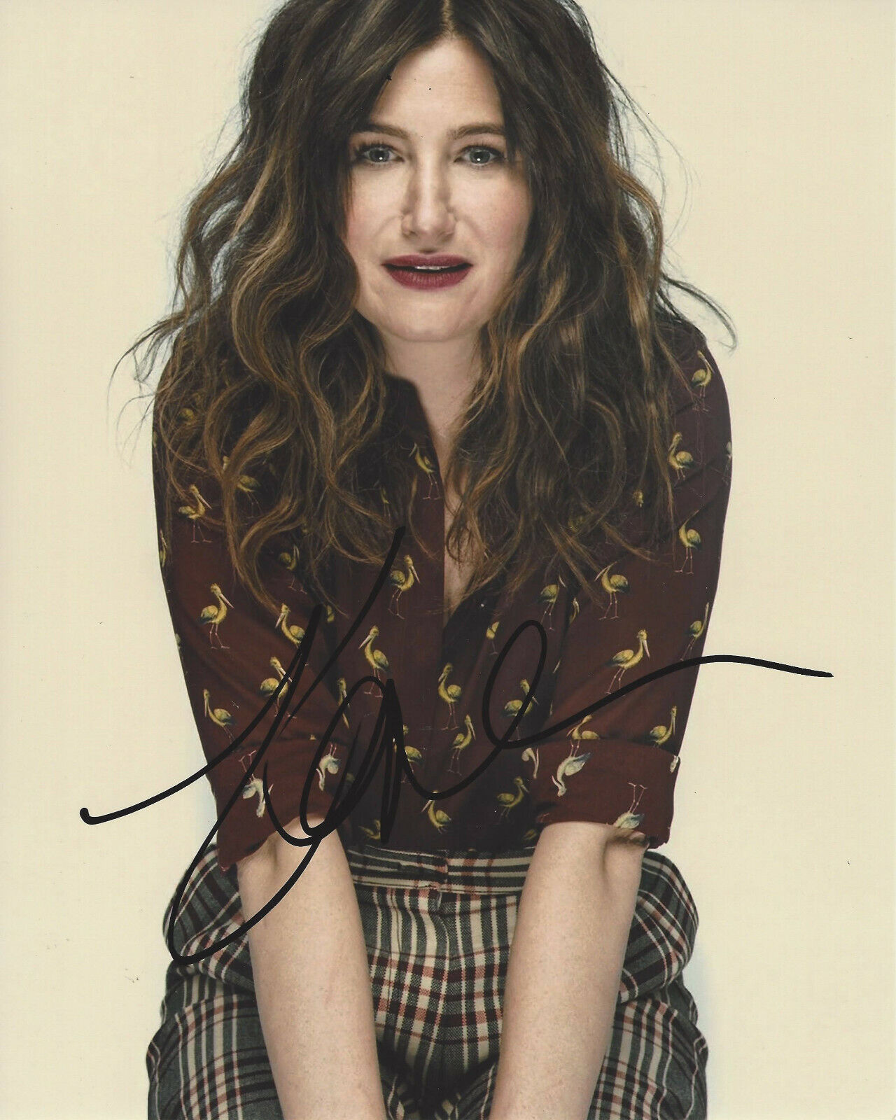 KATHRYN HAHN SIGNED AUTHENTIC 'MRS. FLETCHER' 8x10 Photo Poster painting B w/COA SEXY ACTRESS