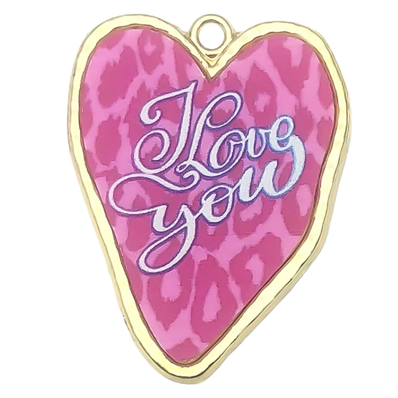 1 Piece 13*30mm 15x25mm 31x24mm Zinc Alloy XOXO Letter Heart Shape Pendant Jewelry Accessories
