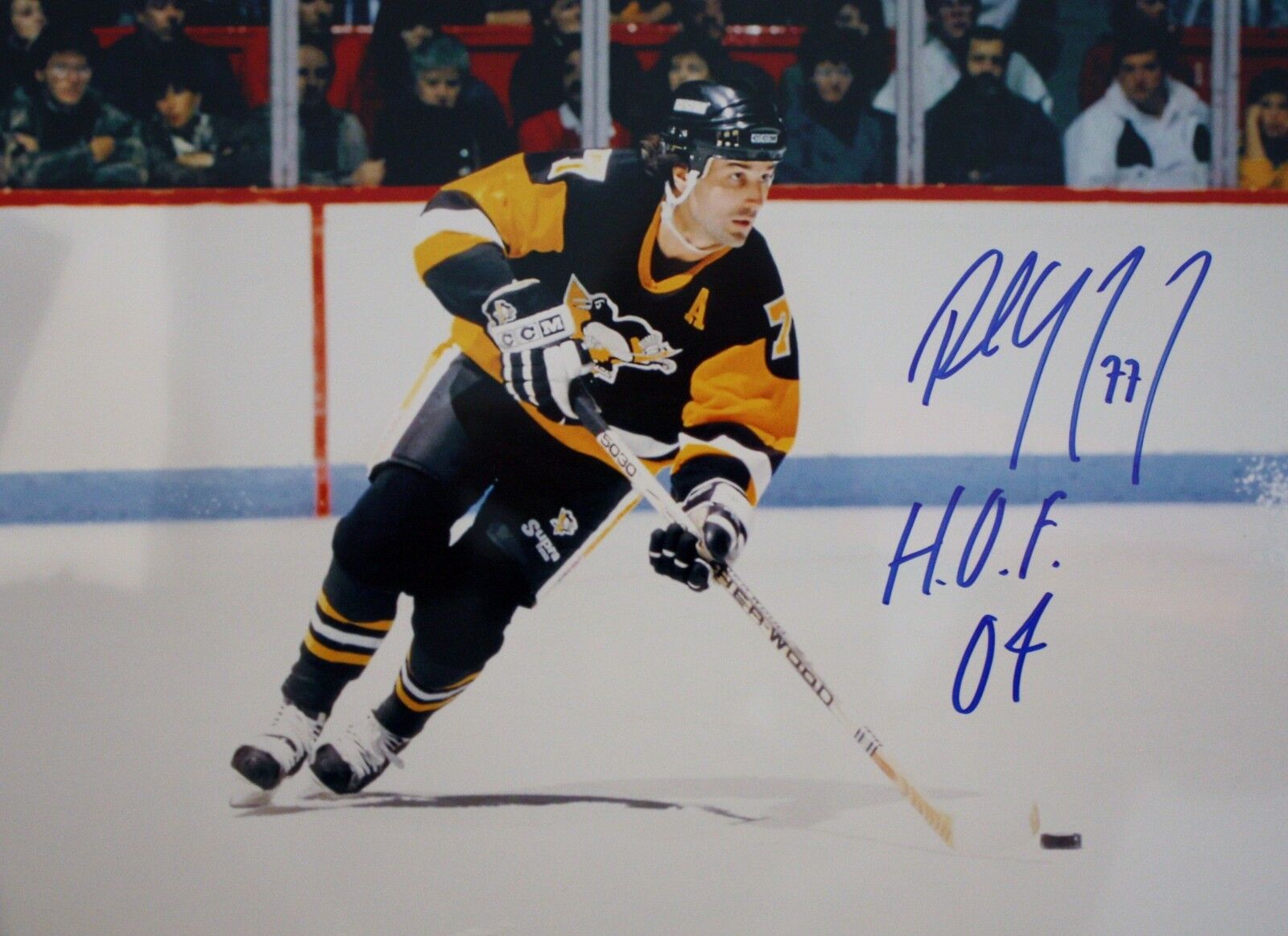 Autographed Paul Coffey 16x20 Pittsburgh Penguins Photo Poster painting w/ COA