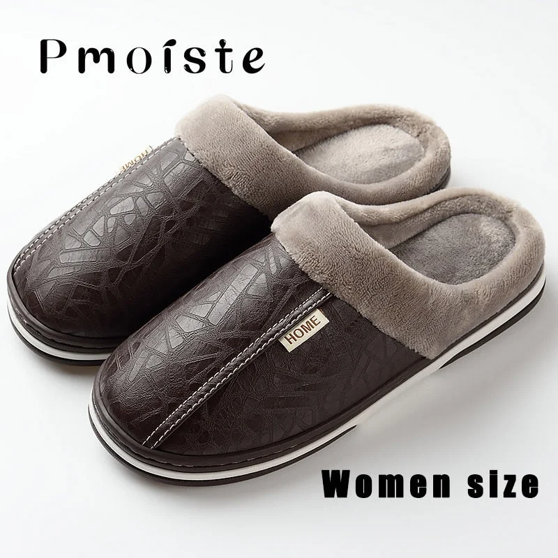Women's slippers home Non-slip Plus Size 43-50 Winter slippers women Memory foam Indoor shoes Female Soft Ladies slippers Family