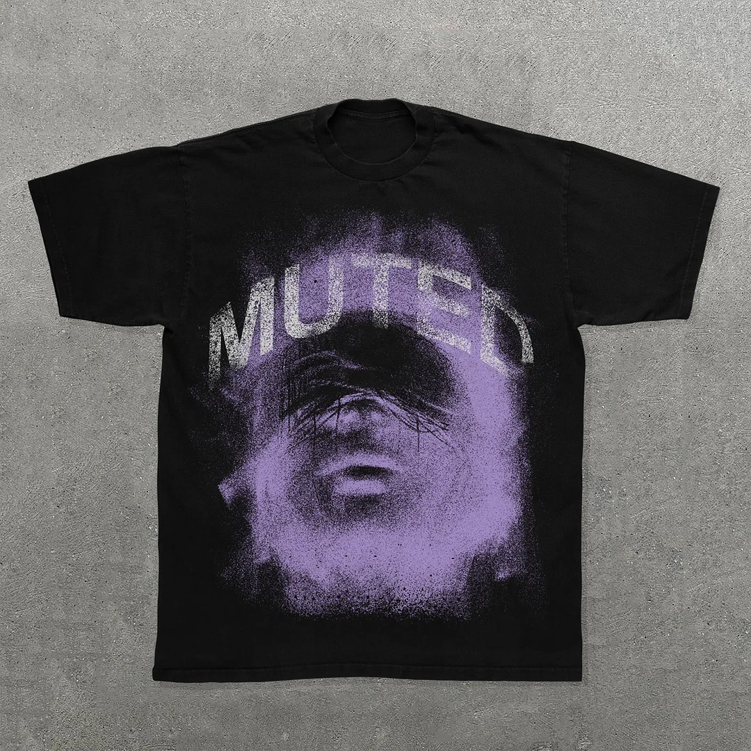 Muted Print Short Sleeve T-Shirt