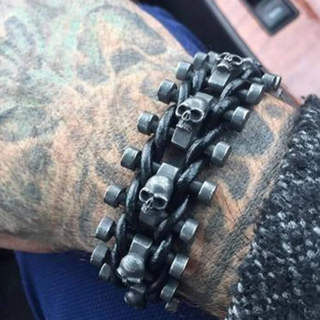 Skeleton Chain Buckle Bracelet