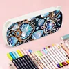 (US Local)Crystal DIY Diamond Pencil Case Pen Brushes Accessories Travel Pencil Box