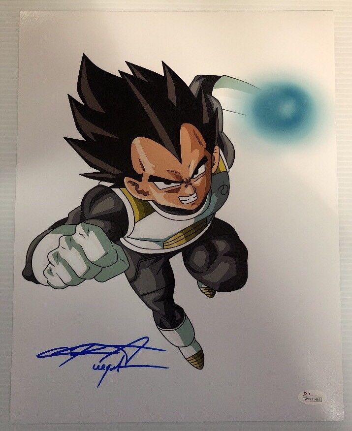 Chris Sabat Signed Autographed 11x14 Photo Poster painting Dragon Ball Z Vegeta JSA COA 32