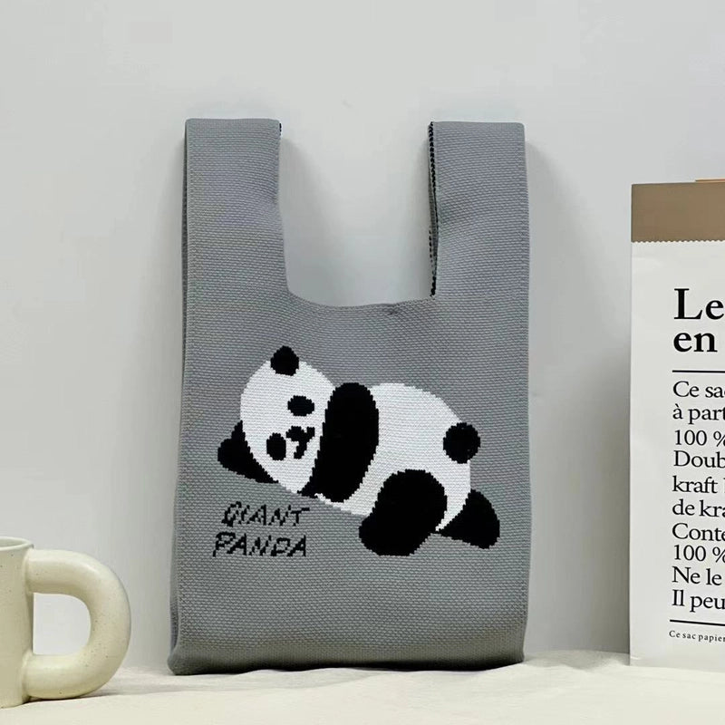 Gift Packaging Handbag Casual Knitted Handbag Woven Bag Multi-pattern Style Knitted Bag For Women