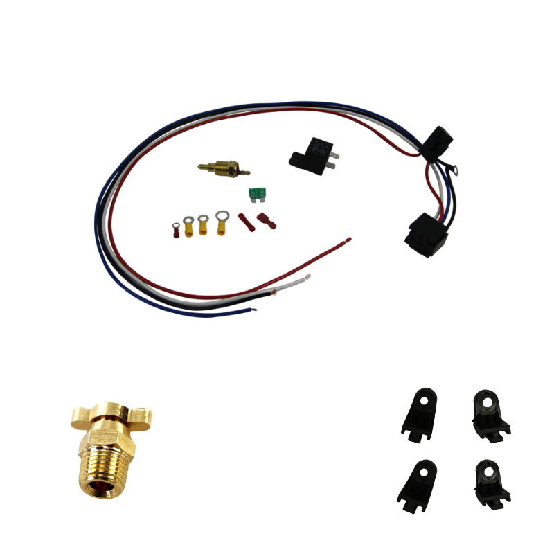 Alloyworks Spare Replacement KitRelay Kit & Fan Clips & Brass switch