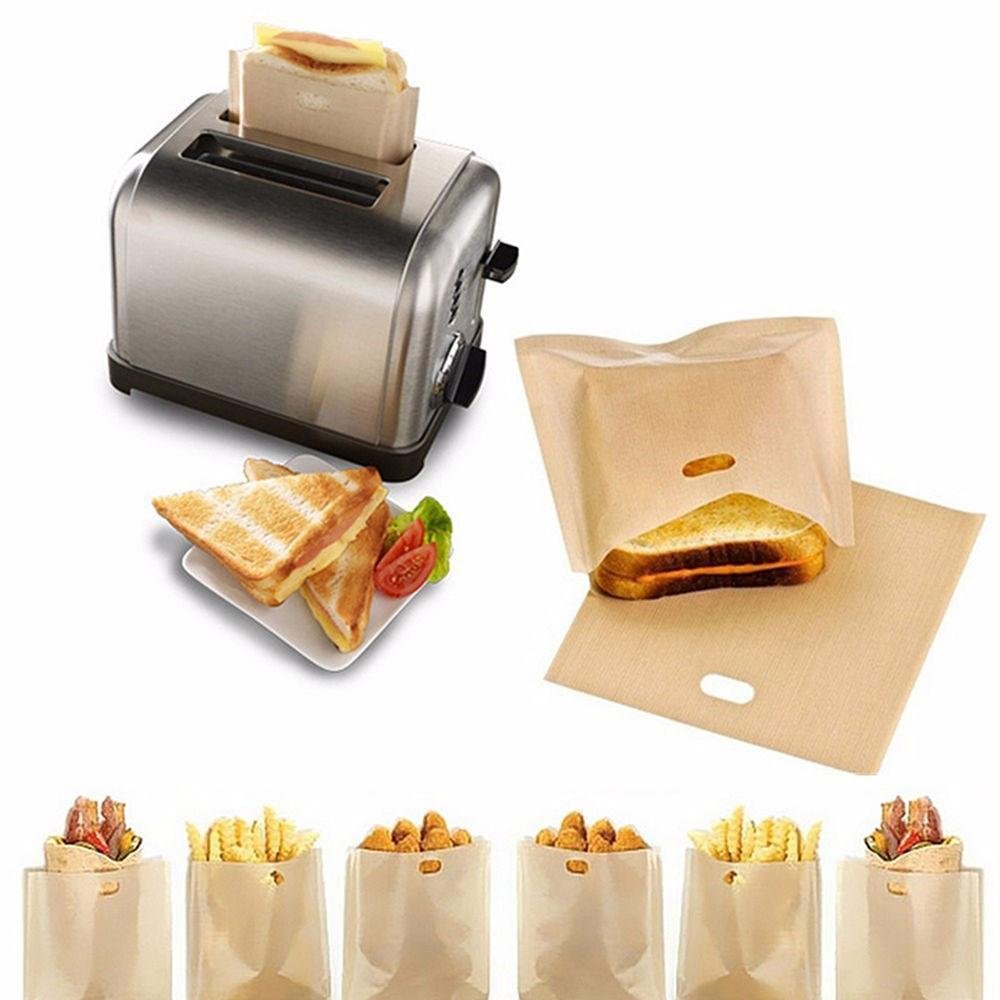 5PCS Reusable Non-stick Grilled Cheese Sandwich Toaster Bag