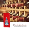 5D DIY Special Shaped Drill Diamond Painting Christmas Snowman Wine Bottle Bags Covers Kits
