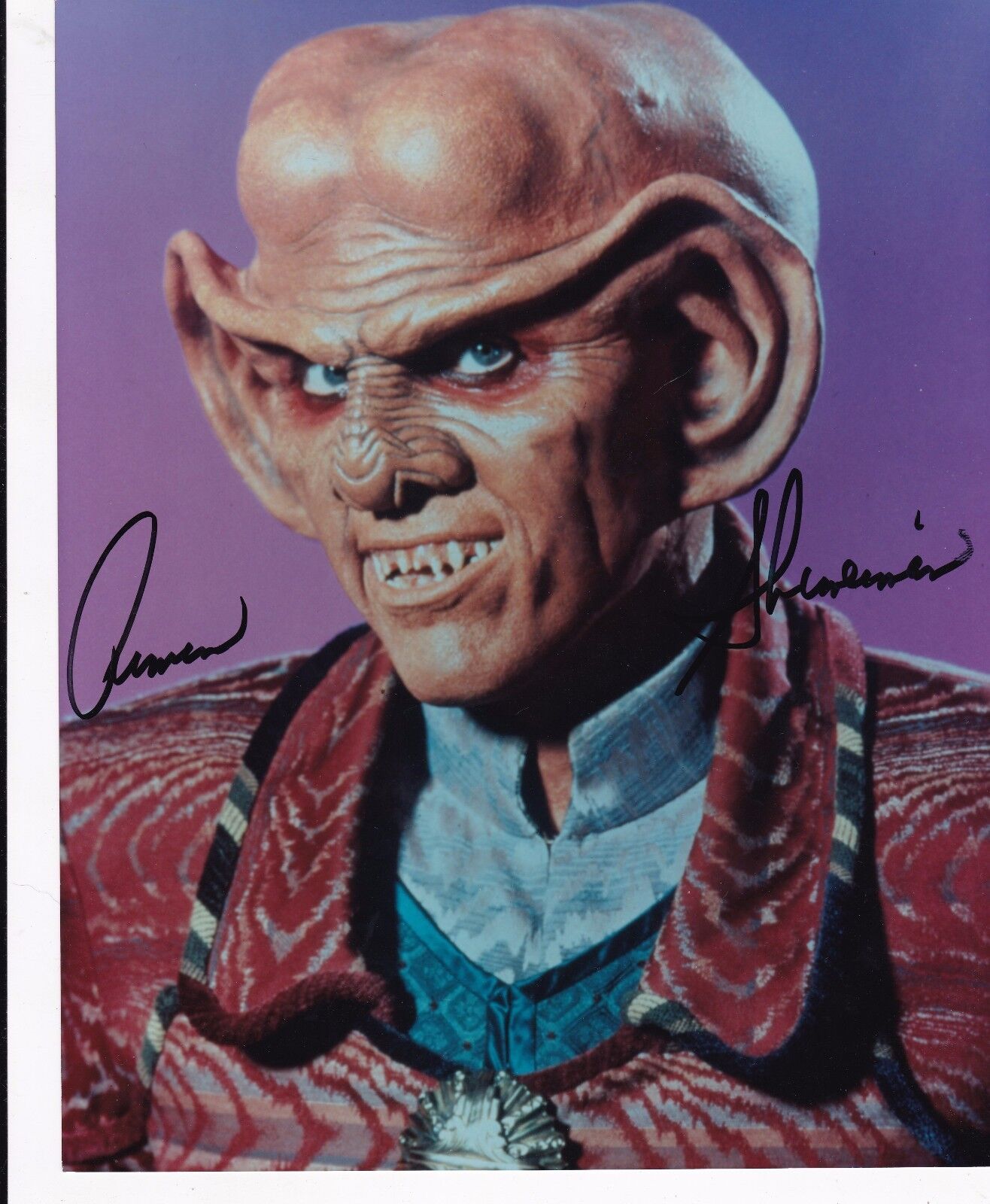 Armin Shimerman Star Trek Deep Space 9 Autographed 8 x 10