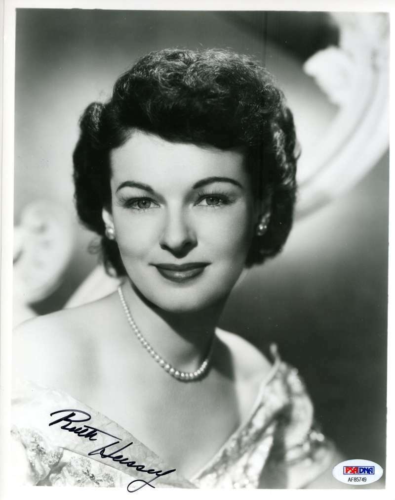 Ruth Hussey Psa Dna Coa Hand Signed 8x10 Photo Poster painting Autograph