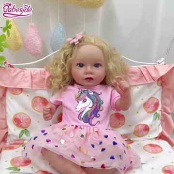 Babeside Quiet Reborn Baby Daisy 20'' Toddler Girl Emotional Comfort Companion