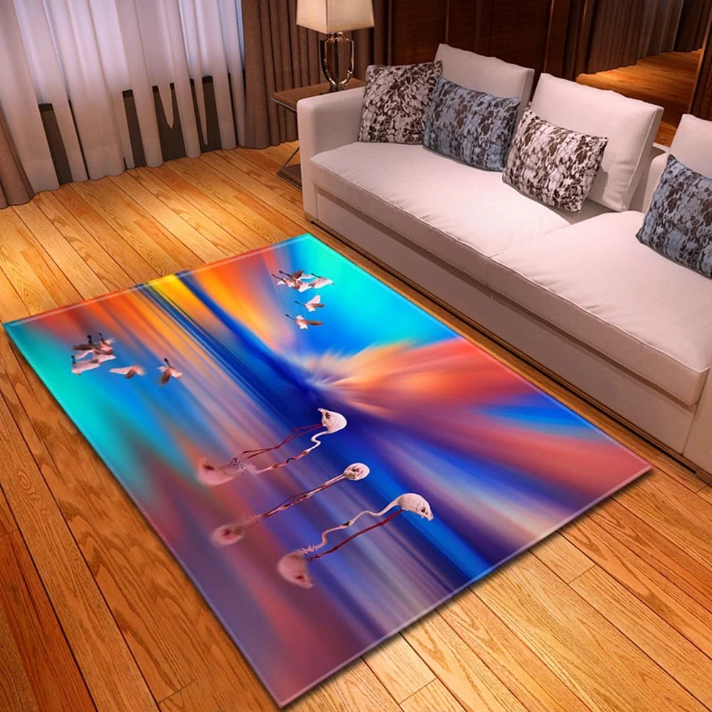 Living Room Carpet 3D Printing Pattern Children Rug Kids Room Decoration Large Carpet Home Hallway Bedroom Bedside Mat