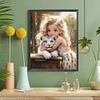 uk.everydayedeals (Limited Stock)Diamond Painting - Full Round - Sweet Cool Girl(40*50cm)