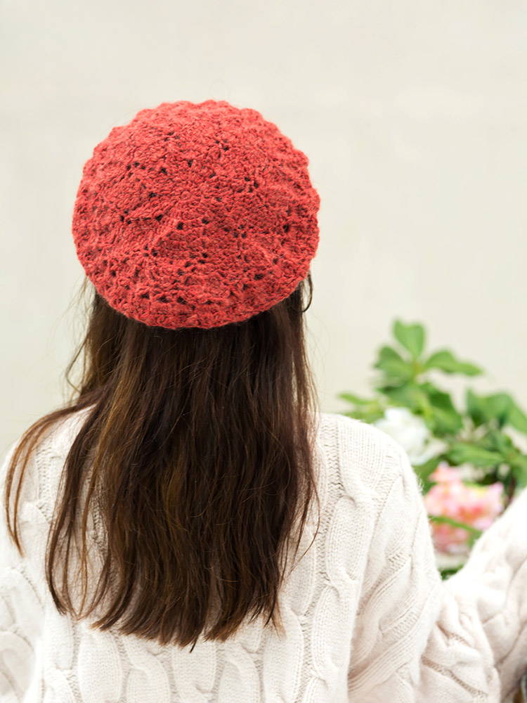 Cozy Craft by Susan's: DIY Crochet Beret Kit - Winter Wool Yarn Set